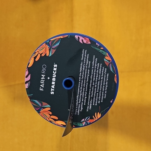 Starbucks Farm Rio Summer 2025 Red Blue Banana Cup Tumbler Venti 24 oz NWT - Picture 3 of 6